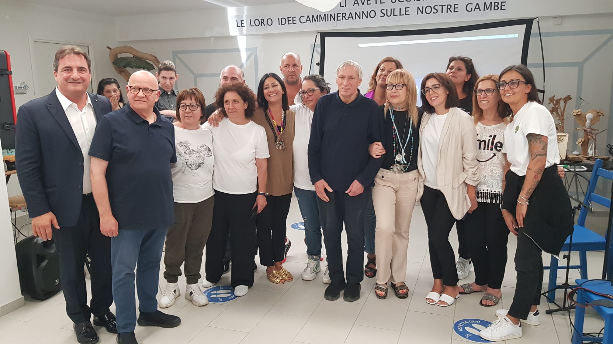Don Luigi Ciotti in visita